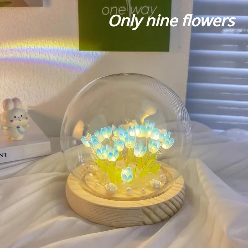 Mini tulip night light