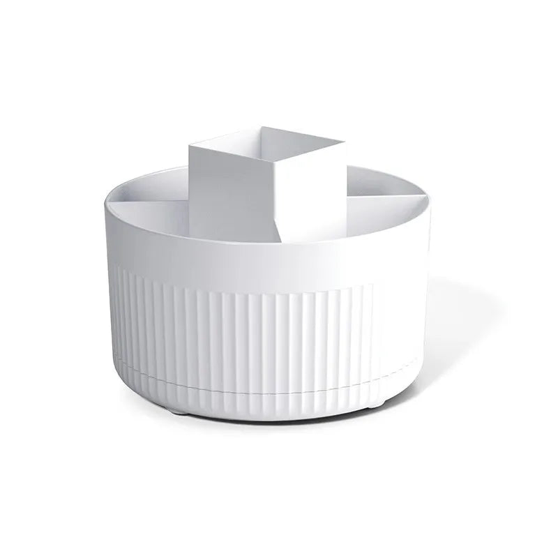 Rotating makeup storage organizer