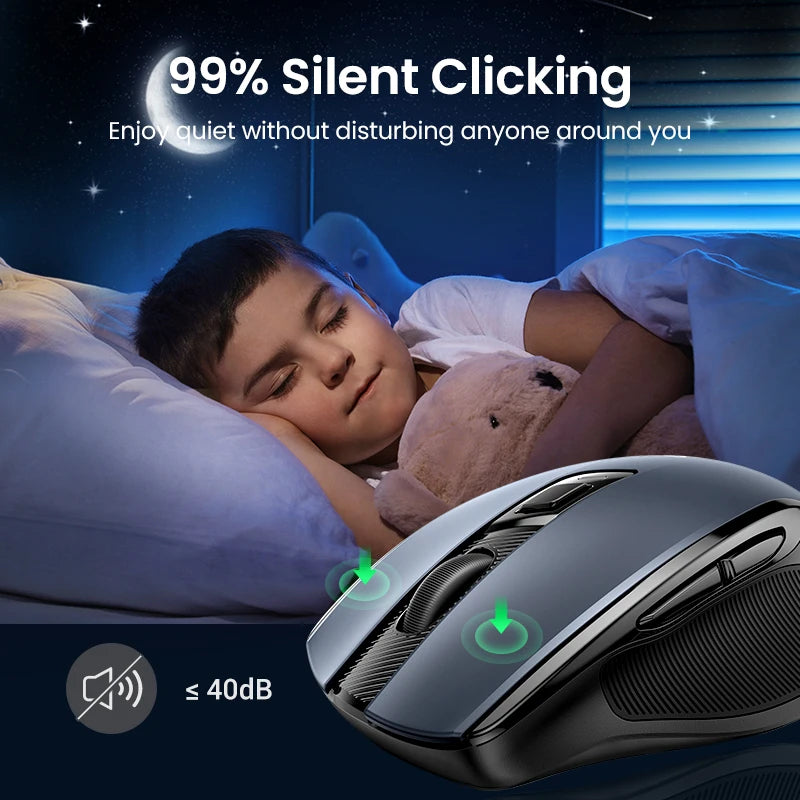 Bluetooth 5.0 Wireless Ergonomic Mouse