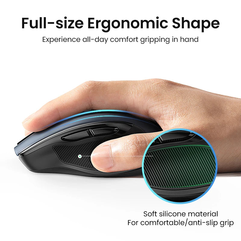 Bluetooth 5.0 Wireless Ergonomic Mouse
