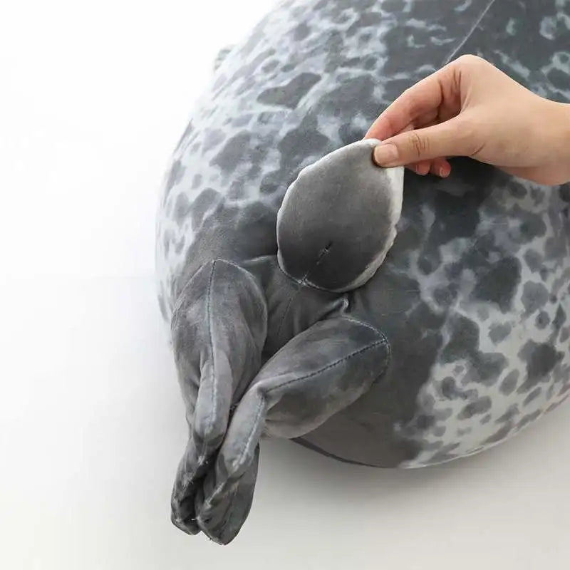 Chubby Angry Seal Plush Pillow