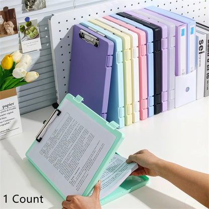 Multifunctional document folder and writing board