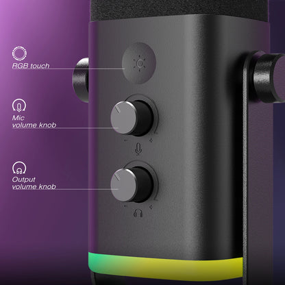 USB XLR Dynamic Gaming Microphone
