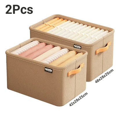 Clothes storage organizer box