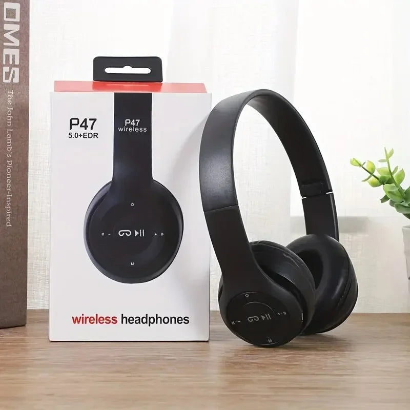 Bluetooth Wireless Foldable HiFi Stereo Headphones
