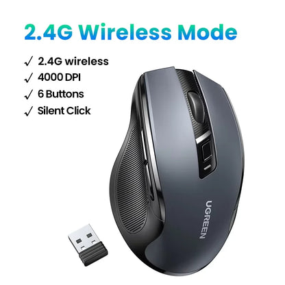 Bluetooth 5.0 Wireless Ergonomic Mouse