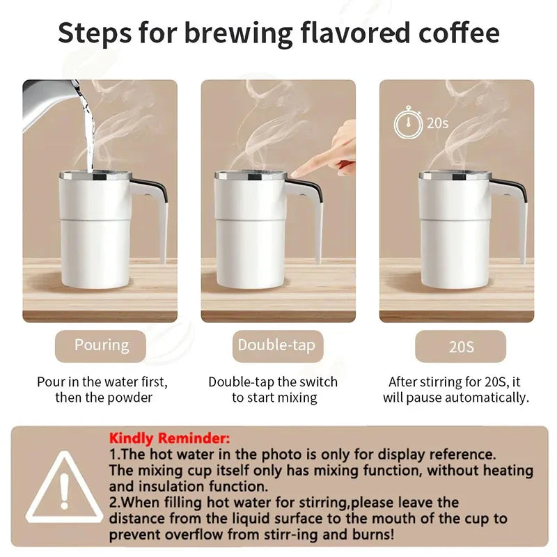 380ML Automatic Self-Mixing Coffee Mug
