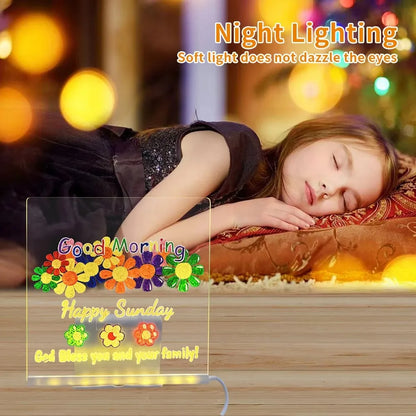 LED acrylic message board