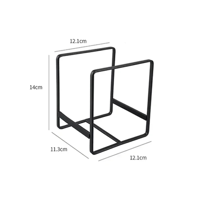 Layered Iron Plate Storage Rack