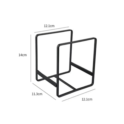 Layered Iron Plate Storage Rack
