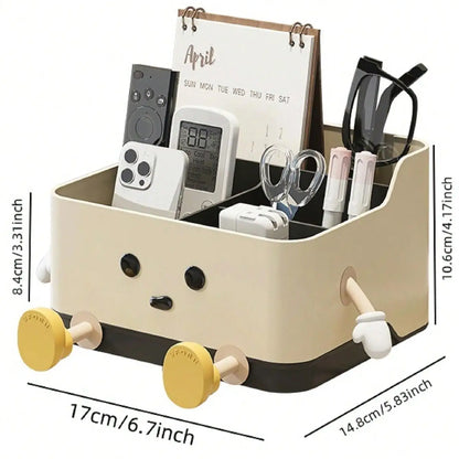 Multifunctional desktop storage box