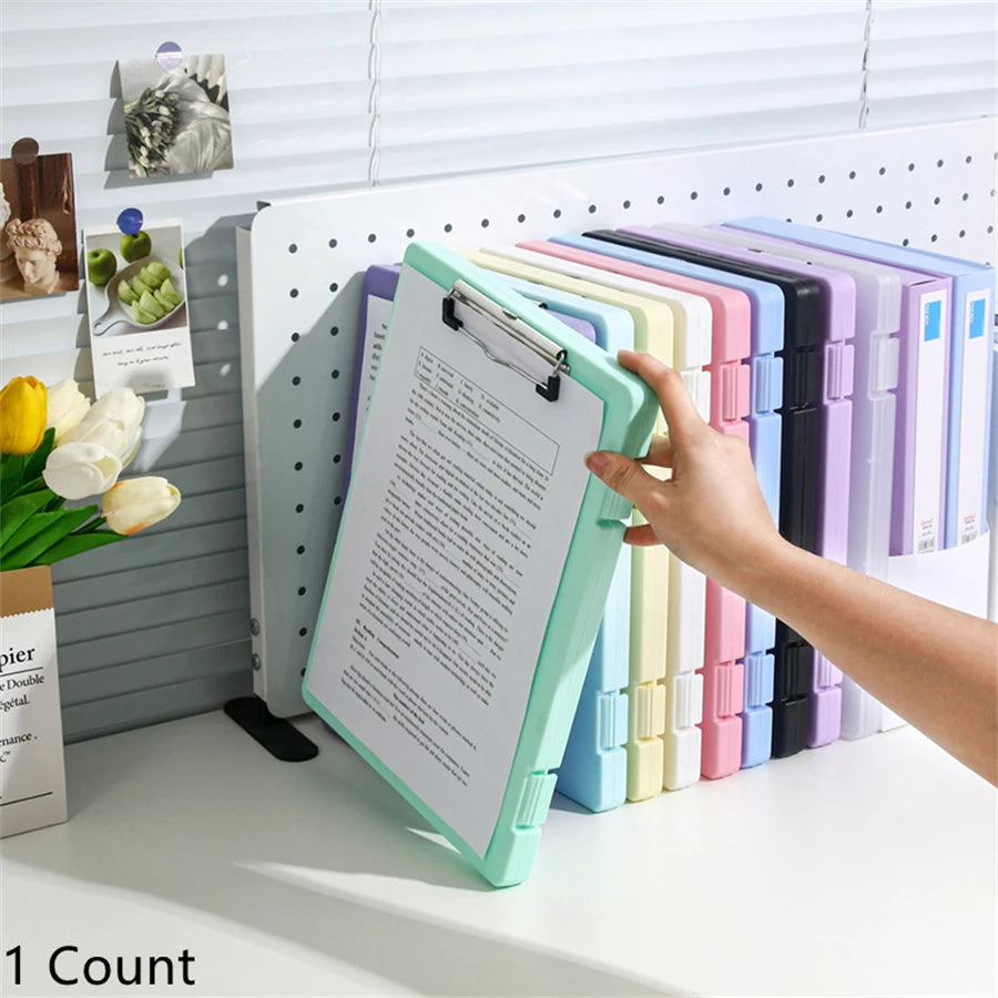 Multifunctional document folder and writing board