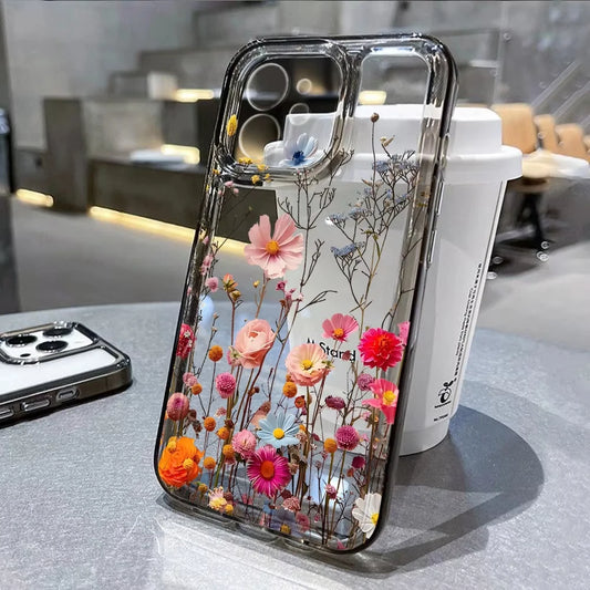 Flower Liquid Silicone Phone Case