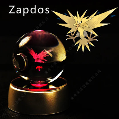 Pokemon 3D Crystal Ball LED Night Light