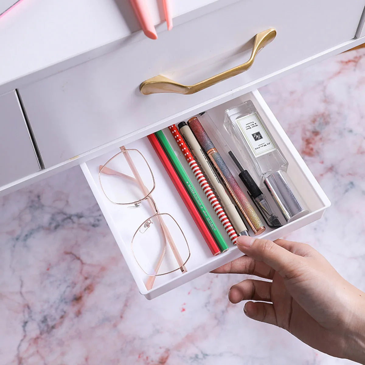 Self-Adhesive Under Desk Storage Drawer