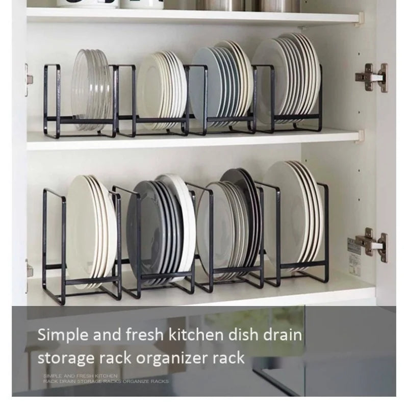 Layered Iron Plate Storage Rack