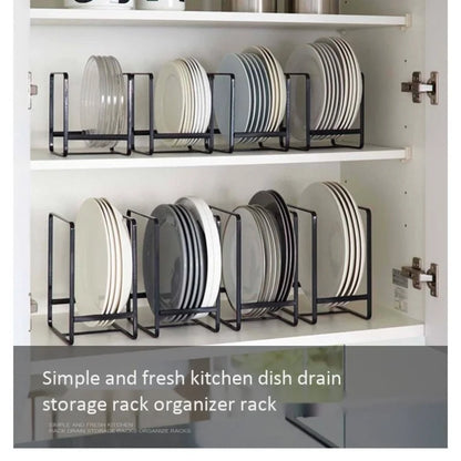 Layered Iron Plate Storage Rack