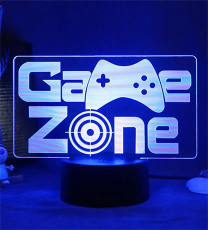 3D LED Gaming Lamp