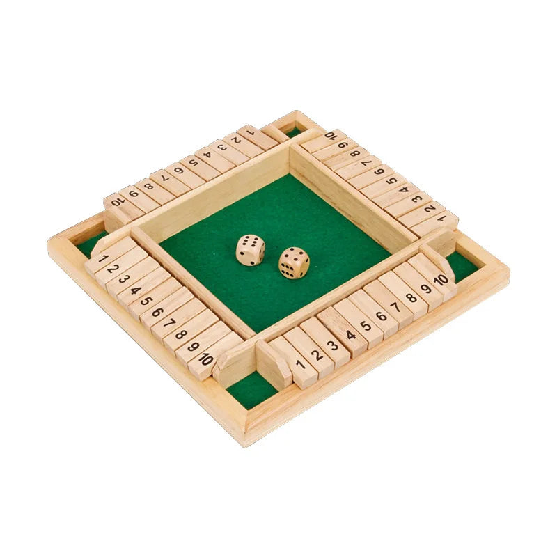 Four-sided flip card game