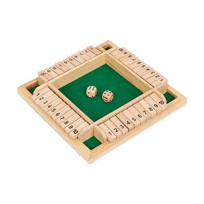 Four-sided flip card game