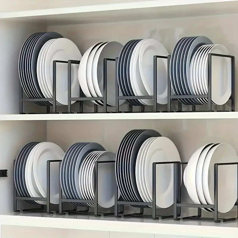 Layered Iron Plate Storage Rack