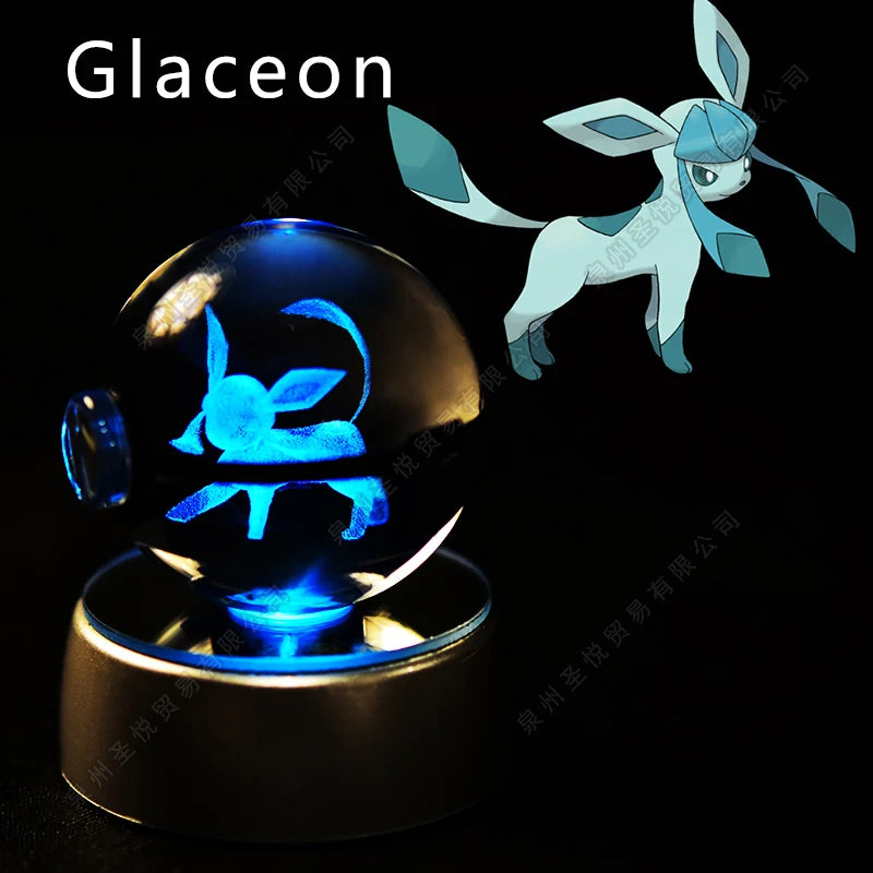 Pokemon 3D Crystal Ball LED Night Light