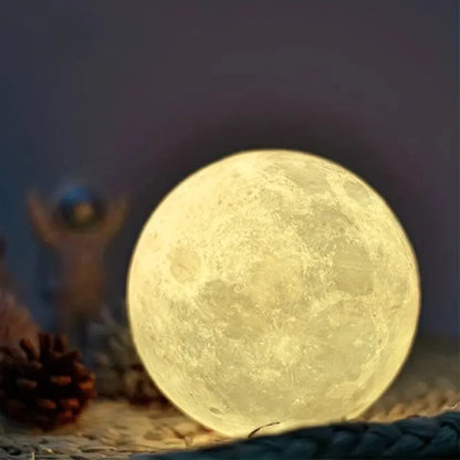 LED moon galaxy night light