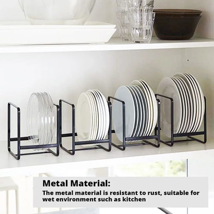 Layered Iron Plate Storage Rack