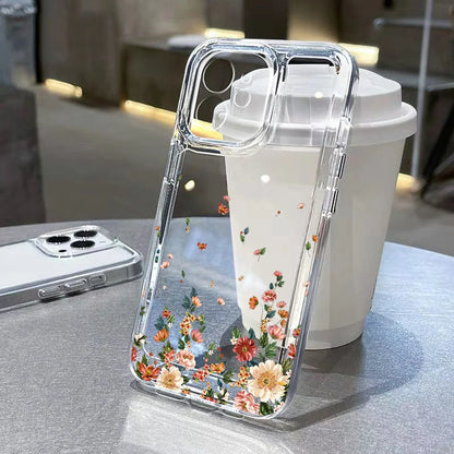Flower Liquid Silicone Phone Case