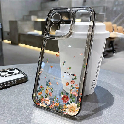 Flower Liquid Silicone Phone Case
