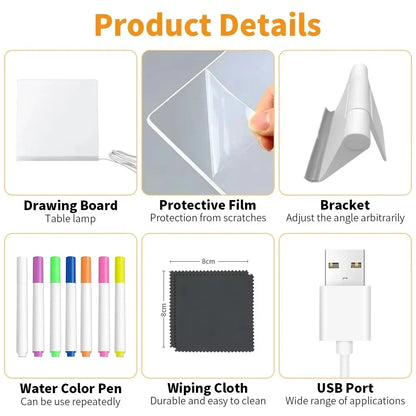 LED acrylic message board