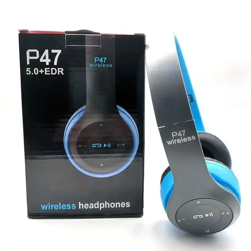 Bluetooth Wireless Foldable HiFi Stereo Headphones