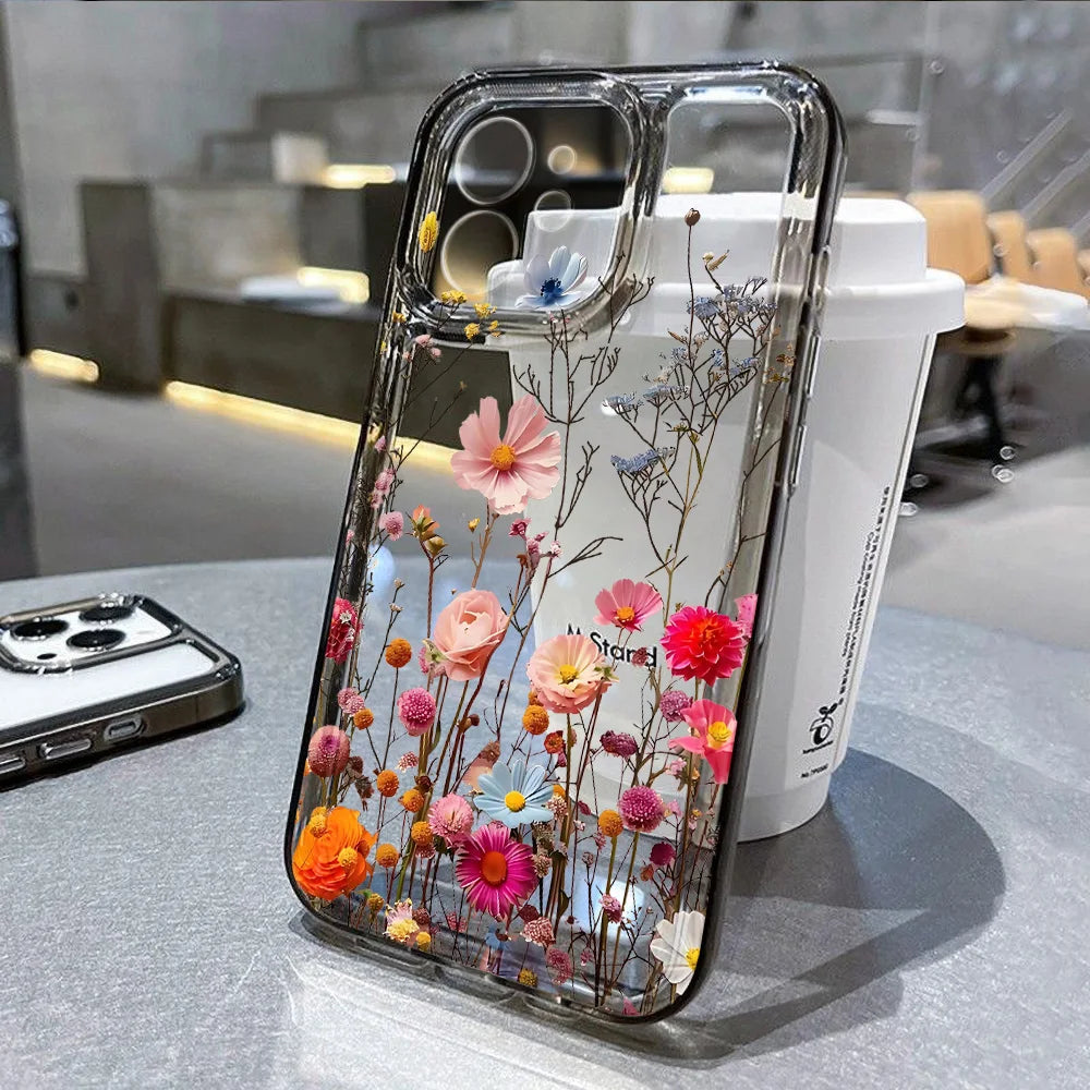 Flower Liquid Silicone Phone Case