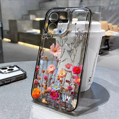 Flower Liquid Silicone Phone Case