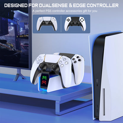 RGB Dual Controller Charging Station Dock