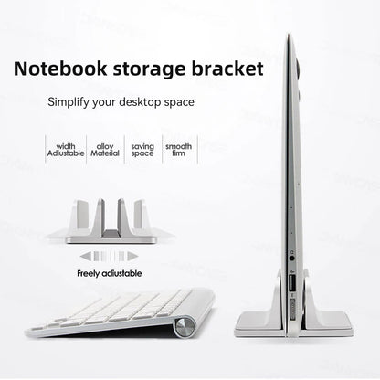 Adjustable Aluminum Vertical Laptop Stand