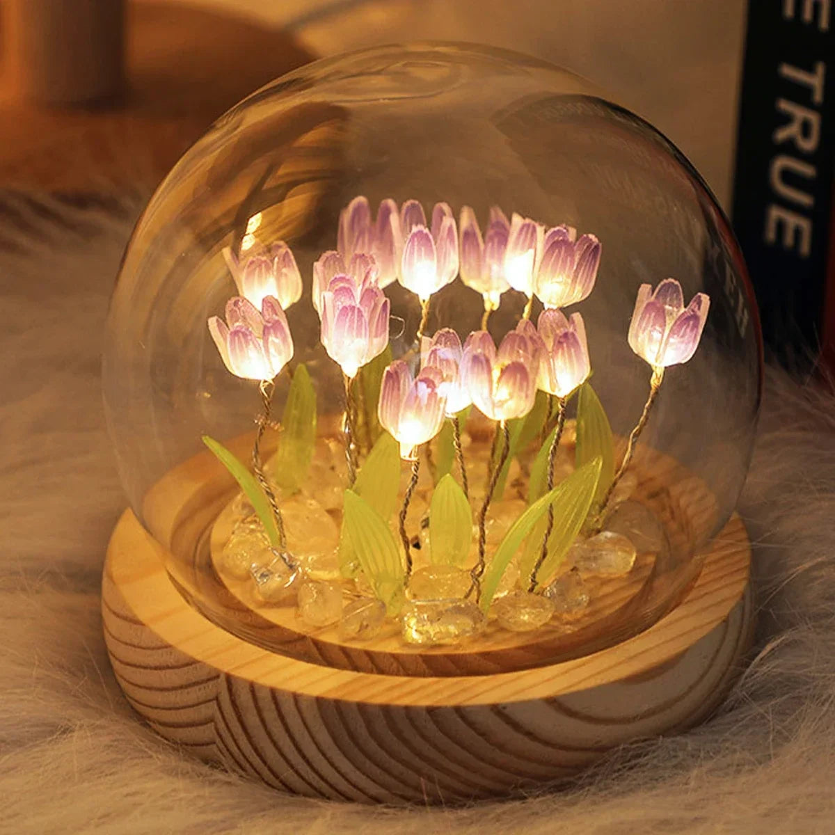 Mini tulip night light