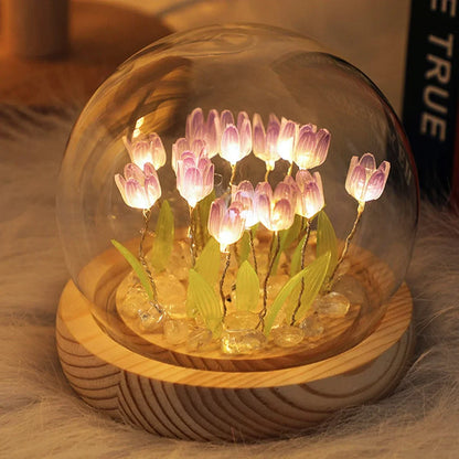 Mini tulip night light