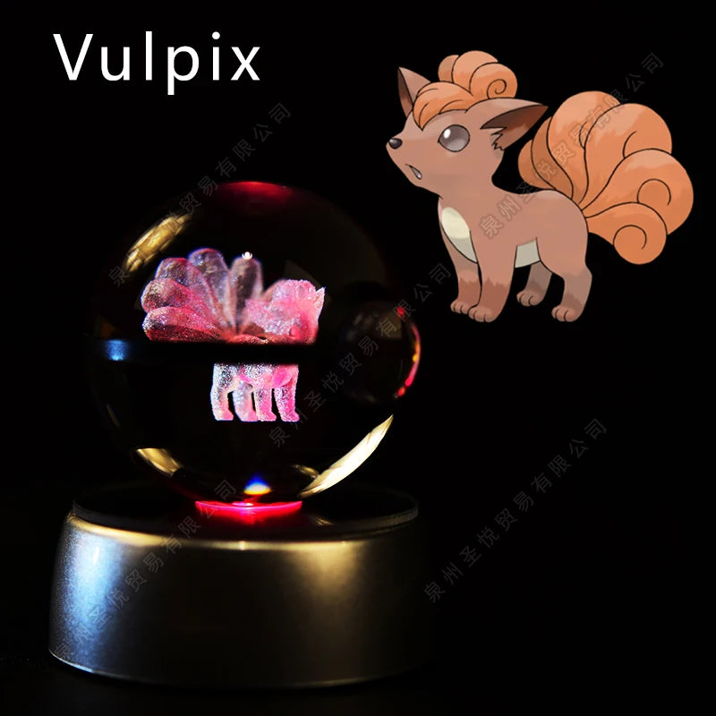Pokemon 3D Crystal Ball LED Night Light