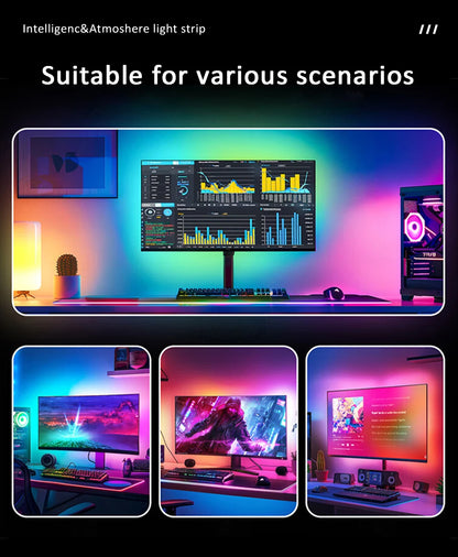 USB RGB Monitor LED Strip Lights