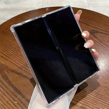 Transparent Tiger Print Foldable Phone Case