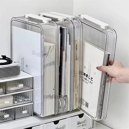 Transparent A4 Document Storage Box