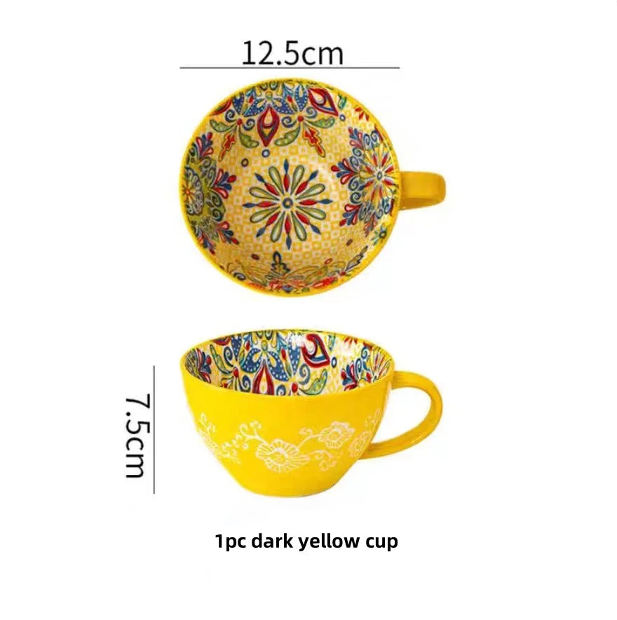 Bohemian Morning Tea Ceramic Mug