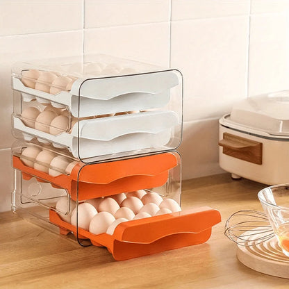 Two-Layer Refrigerator Egg Storage Box