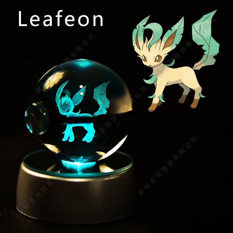Pokemon 3D Crystal Ball LED Night Light