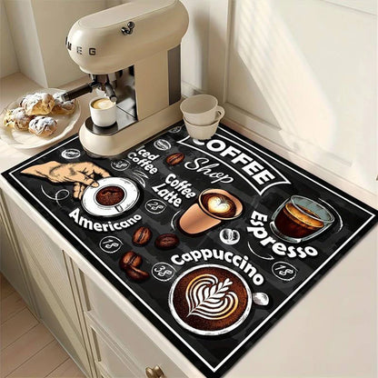 Quick Absorbent Diatom Mud Coffee Machine Mat