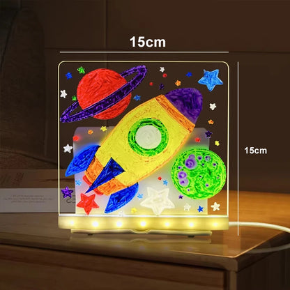 LED acrylic message board