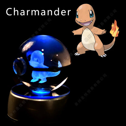 Pokemon 3D Crystal Ball LED Night Light