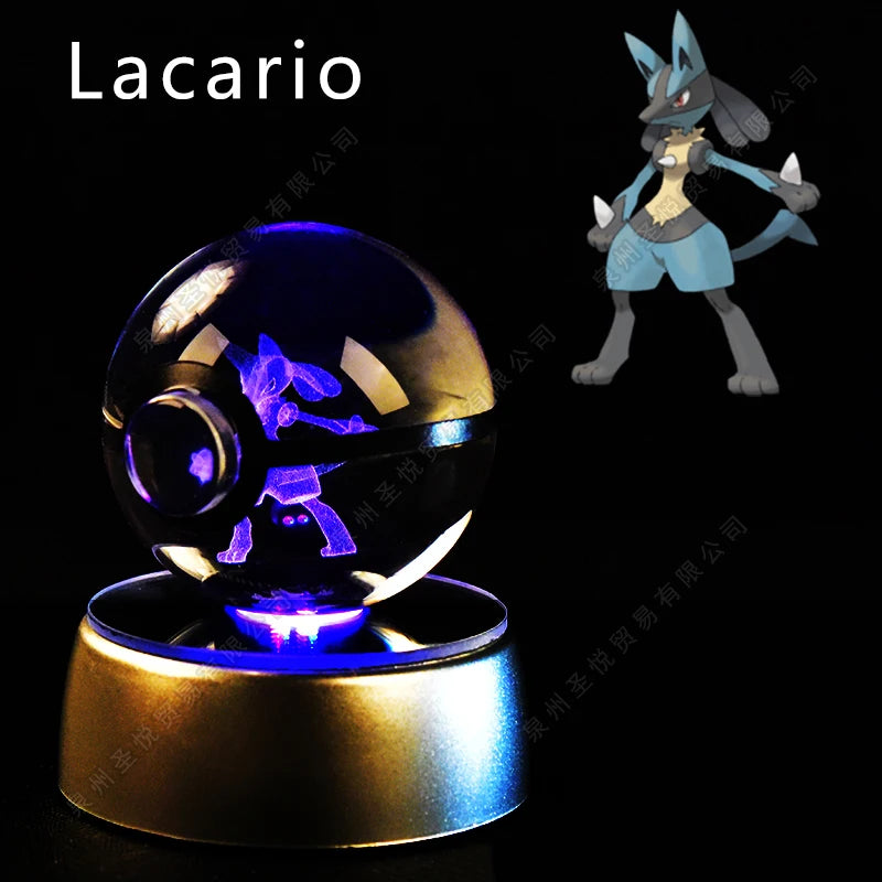 Pokemon 3D Crystal Ball LED Night Light