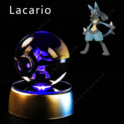 Pokemon 3D Crystal Ball LED Night Light